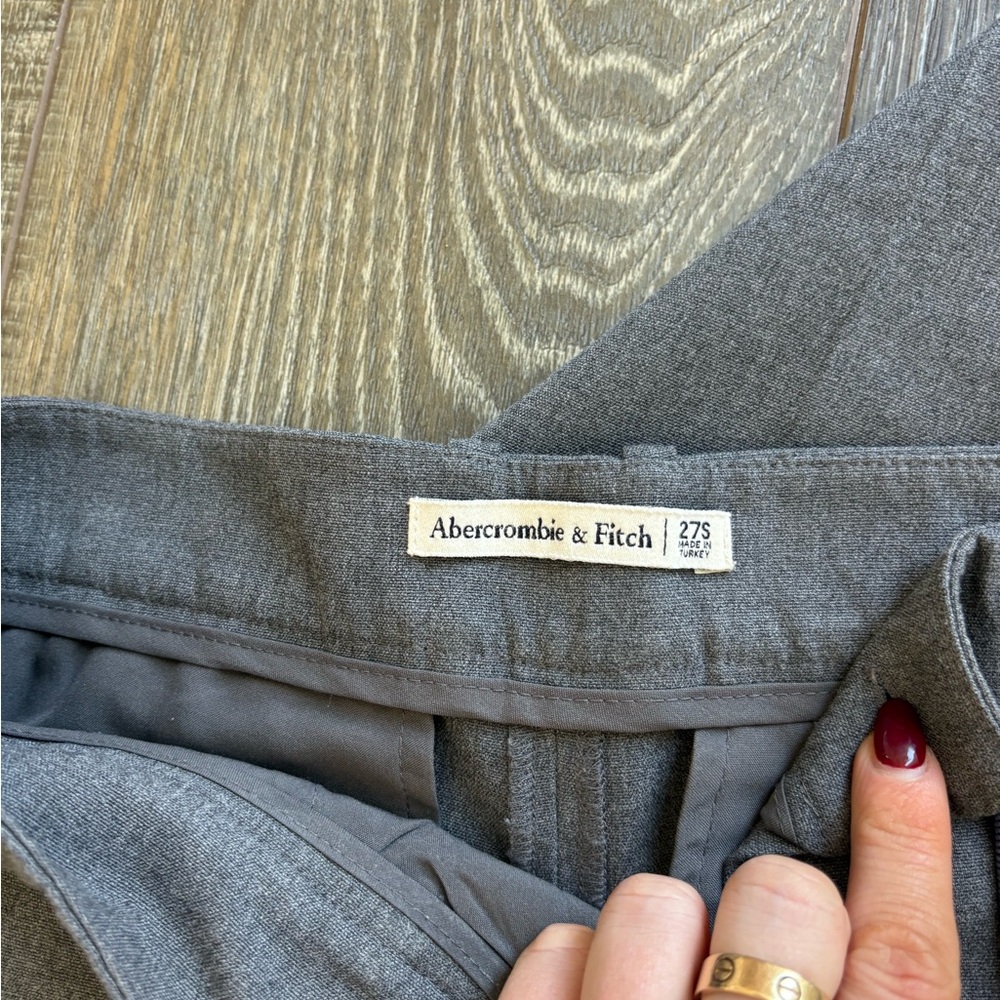 Abercrombie & Fitch Gray Trousers